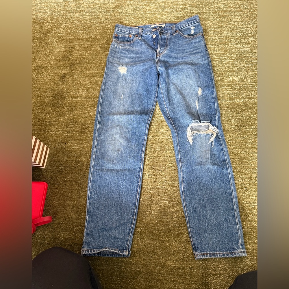 Levi's wedgie Blue Denim Jeans